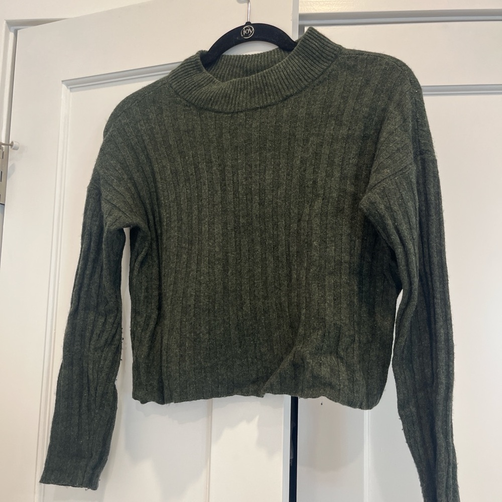 Madewell Forest Green Knit Top